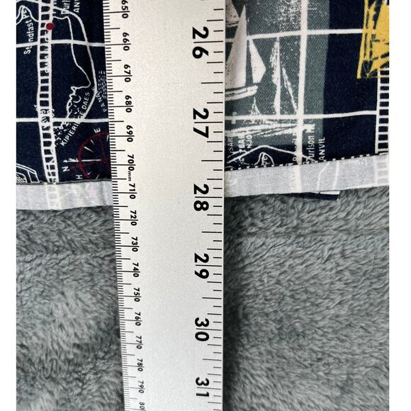 Michael Austin Rugged Wear Shirt Men’s Large Nautical Print 100% Cotton Exc - Picture 9 of 10